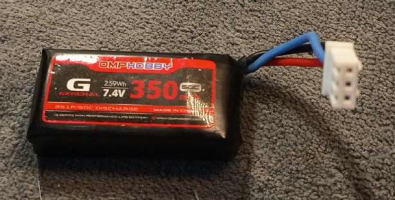 OMPHOBBY 7.4V 350mAh Akku